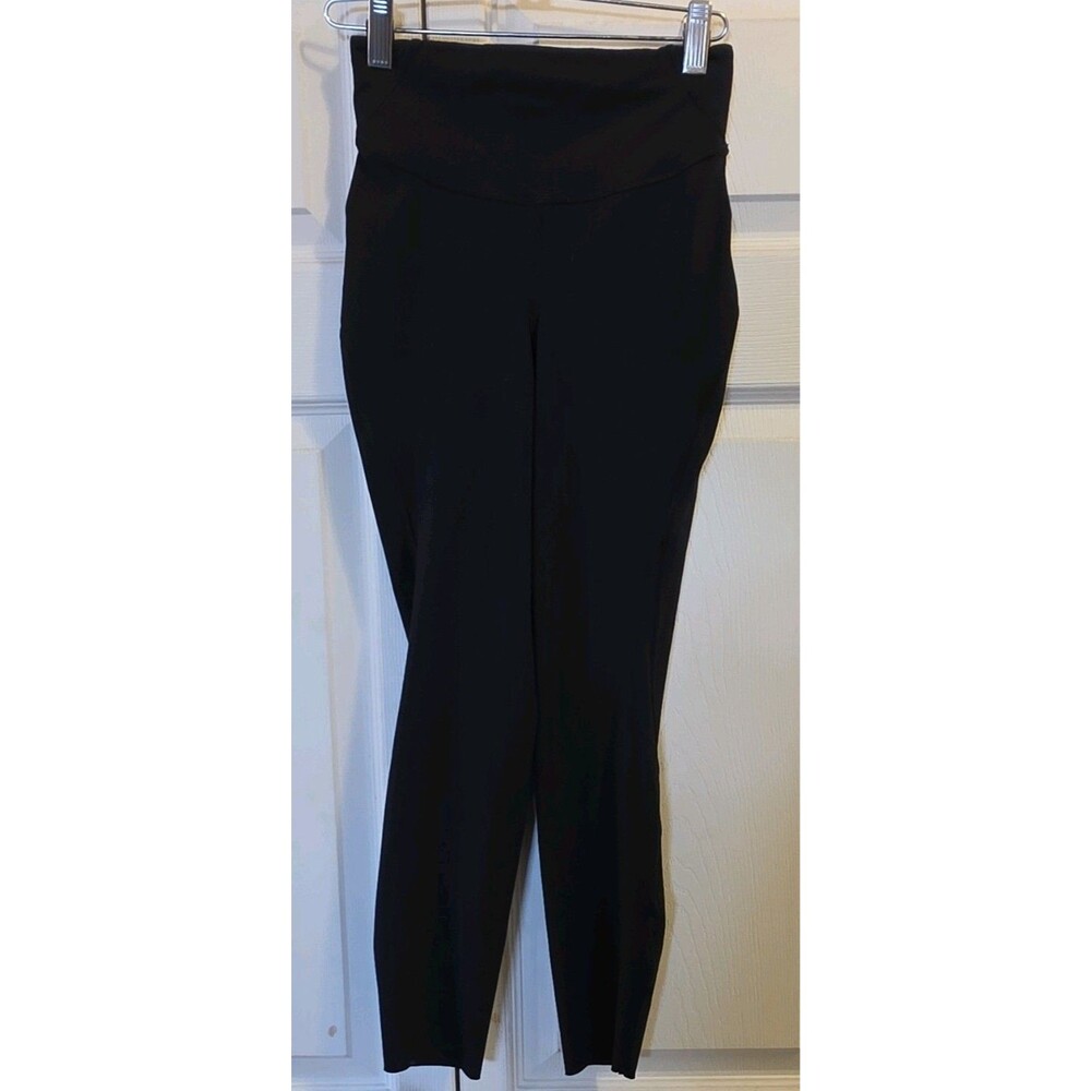 Lululemon Black High Rise Leggings Size 4 Nylon Spandex Stretch Pull-On